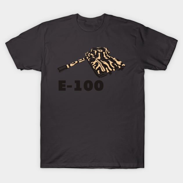 Tank E-100 T-Shirt by FAawRay